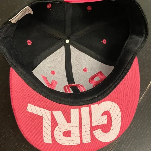 Pink BOY snap back hat - Picture 2 of 2